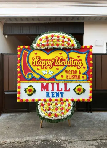 Papan Bunga Pernikahan summarecon bekasi